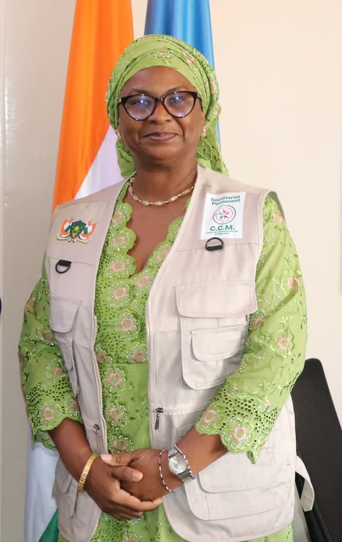 Photo de la Directrice du Secrétariat Permanent du Cadre de Concertation sur la Migration (SP‑CCM)